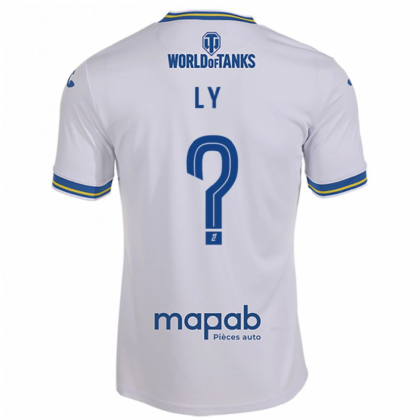 Danxen Hombre Camiseta Mactar Ly #0 Blanco Celeste 2ª Equipación 2025/26 La Camisa