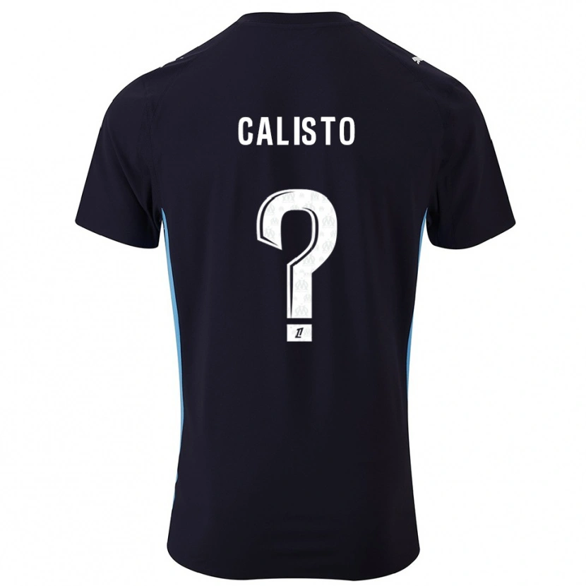 Danxen Hombre Camiseta Gianni Calisto #0 Negro Celeste 2ª Equipación 2025/26 La Camisa