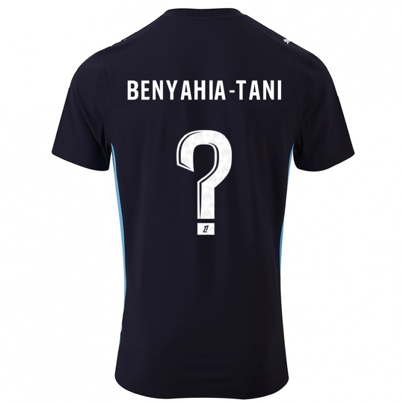 Danxen Hombre Camiseta Aylan Benyahia-Tani #0 Negro Celeste 2ª Equipación 2025/26 La Camisa