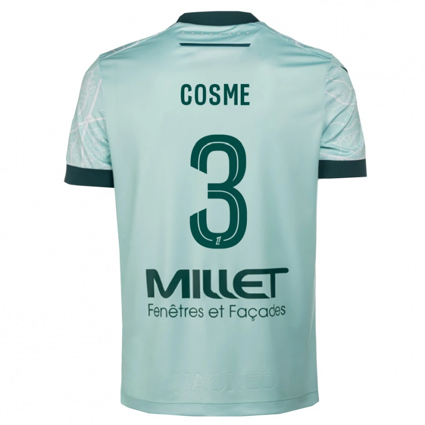 Danxen Hombre Camiseta Caitlin Cosme #3 Verde Blanco 2ª Equipación 2025/26 La Camisa
