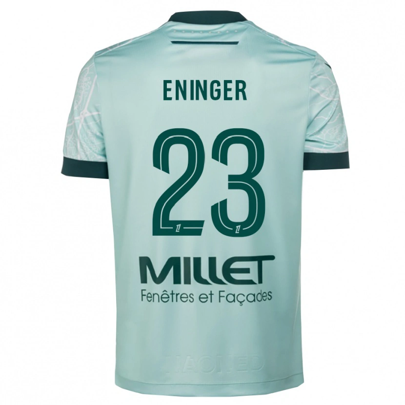Danxen Hombre Camiseta Thelma Eninger #23 Verde Blanco 2ª Equipación 2025/26 La Camisa