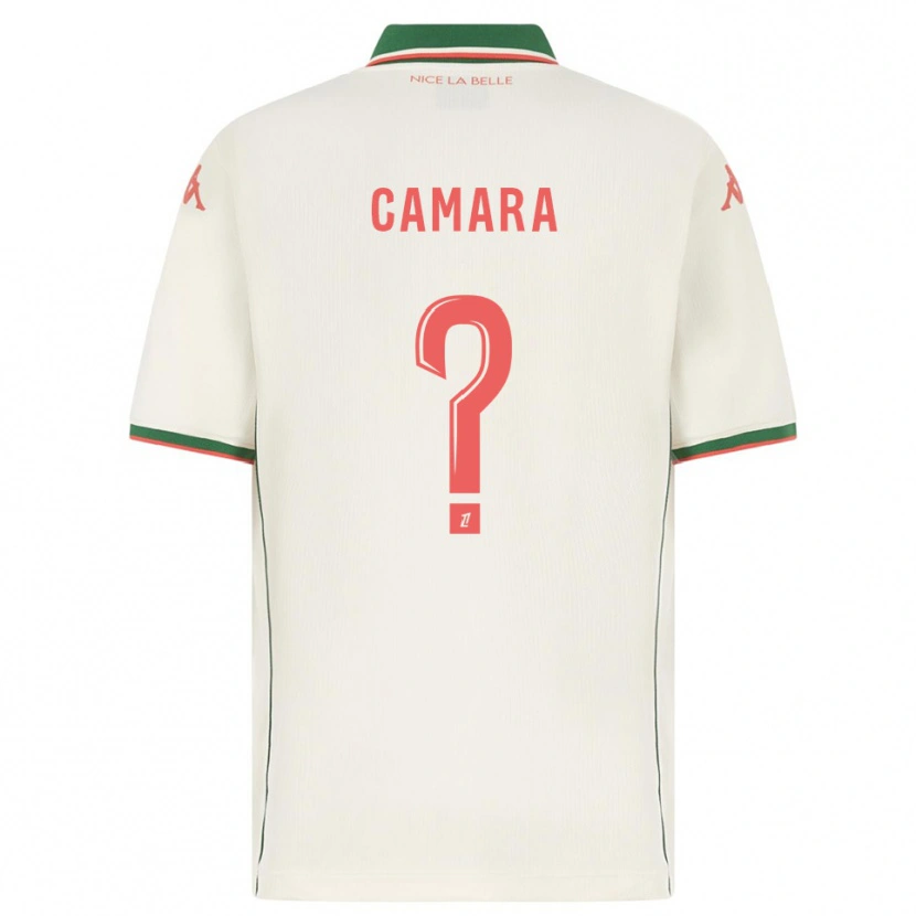 Danxen Hombre Camiseta Issiaga Camara #0 Blanco Verde 2ª Equipación 2025/26 La Camisa