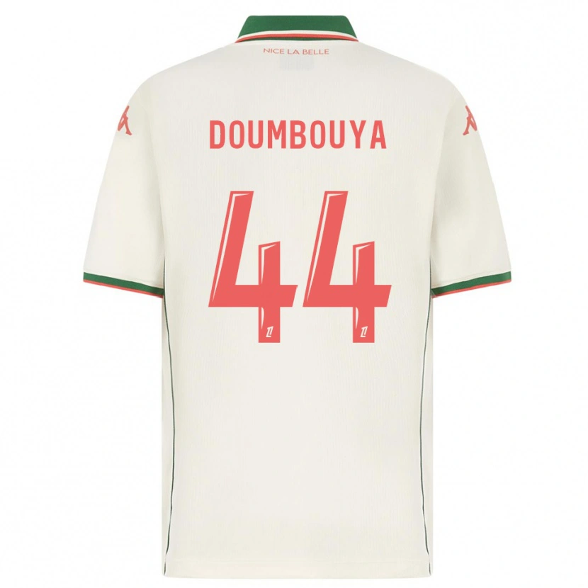 Danxen Hombre Camiseta Amidou Doumbouya #44 Blanco Verde 2ª Equipación 2025/26 La Camisa