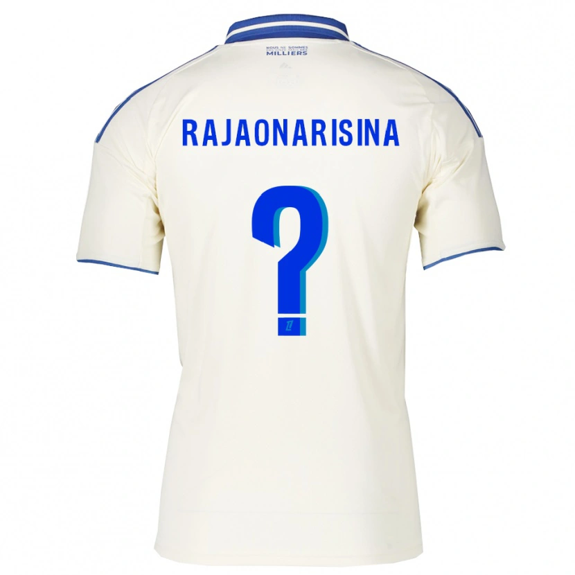 Danxen Hombre Camiseta Noah Rajaonarisina #0 Champán Azul 2ª Equipación 2025/26 La Camisa