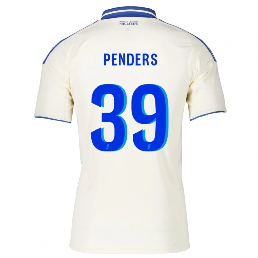 Danxen Hombre Camiseta Mike Penders #39 Champán Azul 2ª Equipación 2025/26 La Camisa