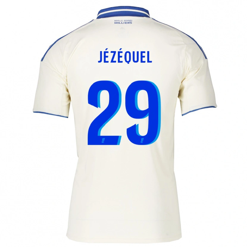 Danxen Hombre Camiseta Emmy Jézéquel #29 Champán Azul 2ª Equipación 2025/26 La Camisa