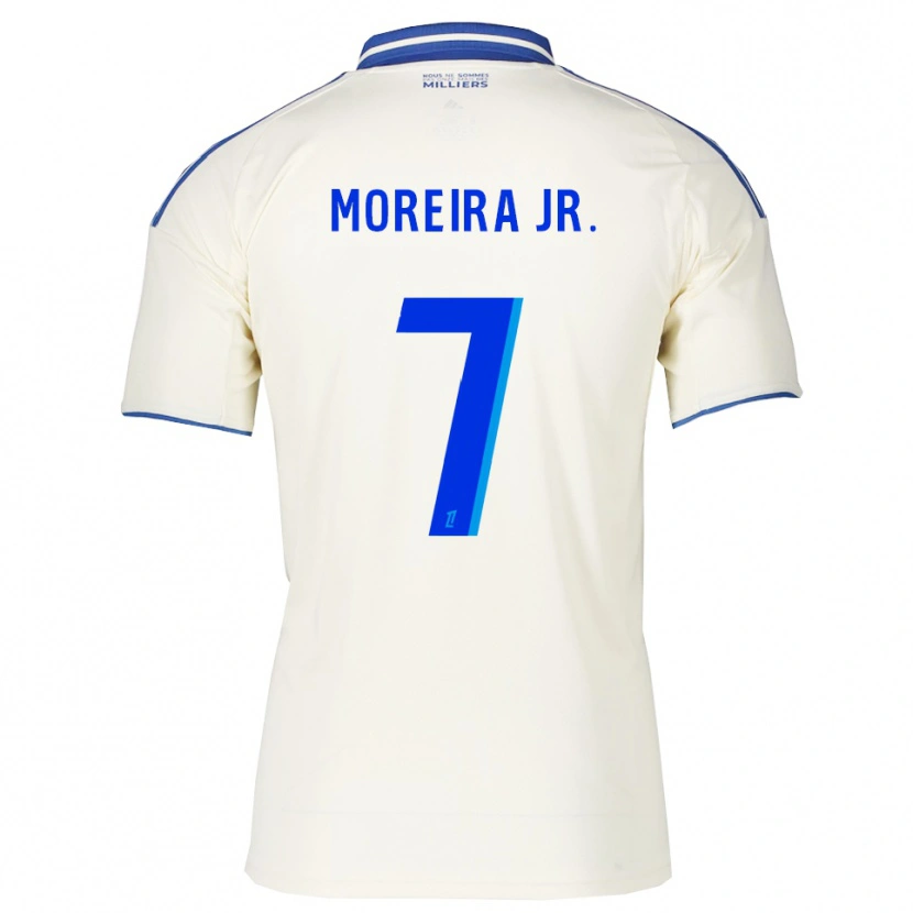 Danxen Hombre Camiseta Diego Moreira #7 Champán Azul 2ª Equipación 2025/26 La Camisa