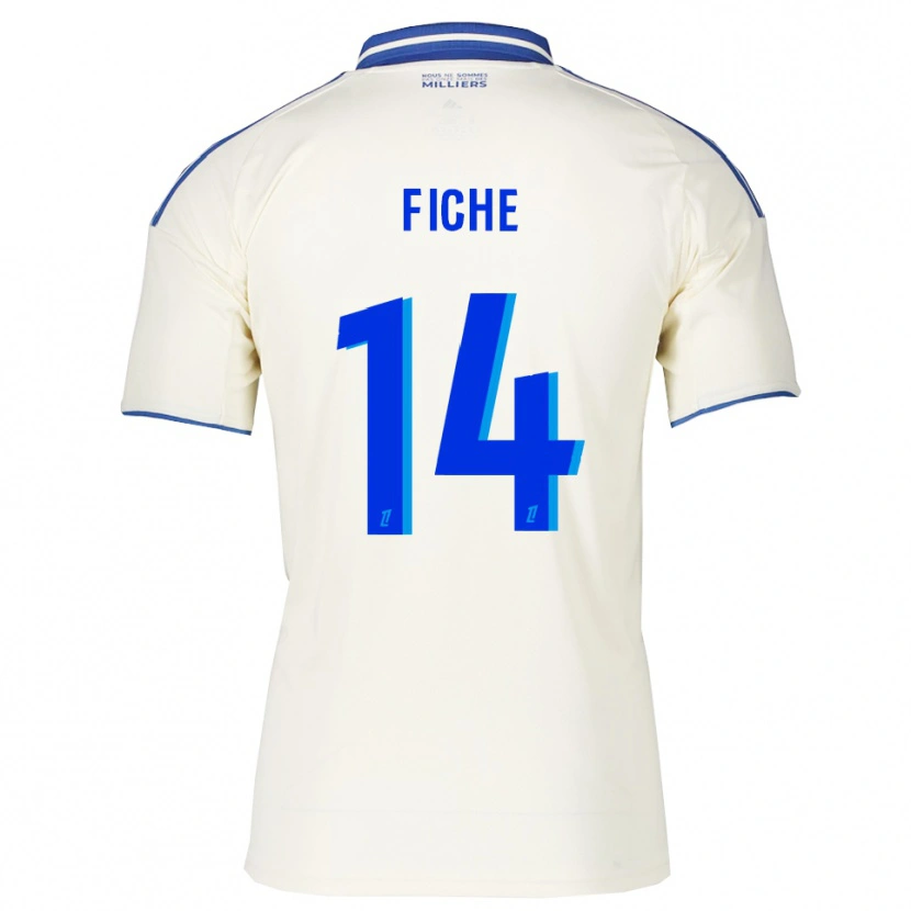 Danxen Hombre Camiseta Anis Fiche #14 Champán Azul 2ª Equipación 2025/26 La Camisa