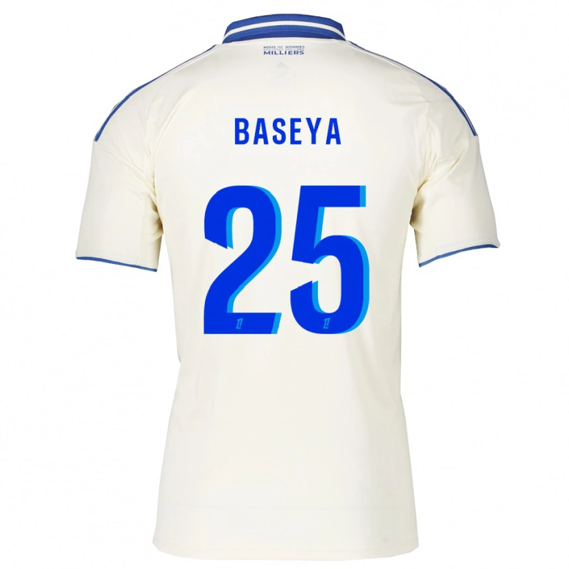 Danxen Hombre Camiseta Steven Baseya #25 Champán Azul 2ª Equipación 2025/26 La Camisa