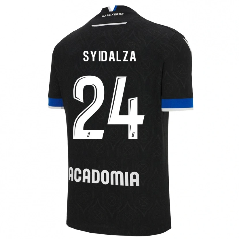 Danxen Hombre Camiseta Denelzo Syidalza #24 Negro Blanco 2ª Equipación 2025/26 La Camisa
