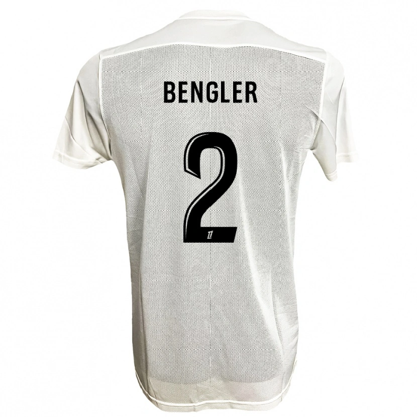 Danxen Hombre Camiseta Randy Bengler #2 Negro Blanco 2ª Equipación 2025/26 La Camisa