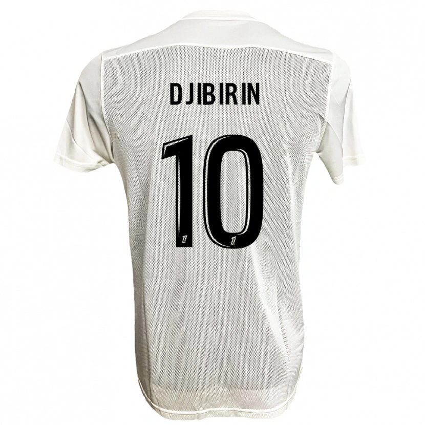 Danxen Hombre Camiseta Harouna Djibirin #10 Negro Blanco 2ª Equipación 2025/26 La Camisa