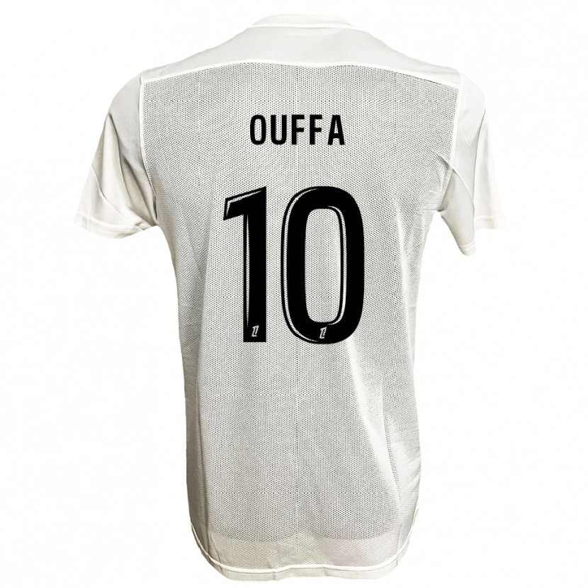 Danxen Hombre Camiseta Rayan Ouffa #10 Negro Blanco 2ª Equipación 2025/26 La Camisa