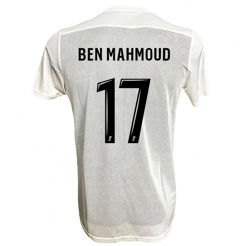 Danxen Hombre Camiseta Yessine Ben Mahmoud #17 Negro Blanco 2ª Equipación 2025/26 La Camisa