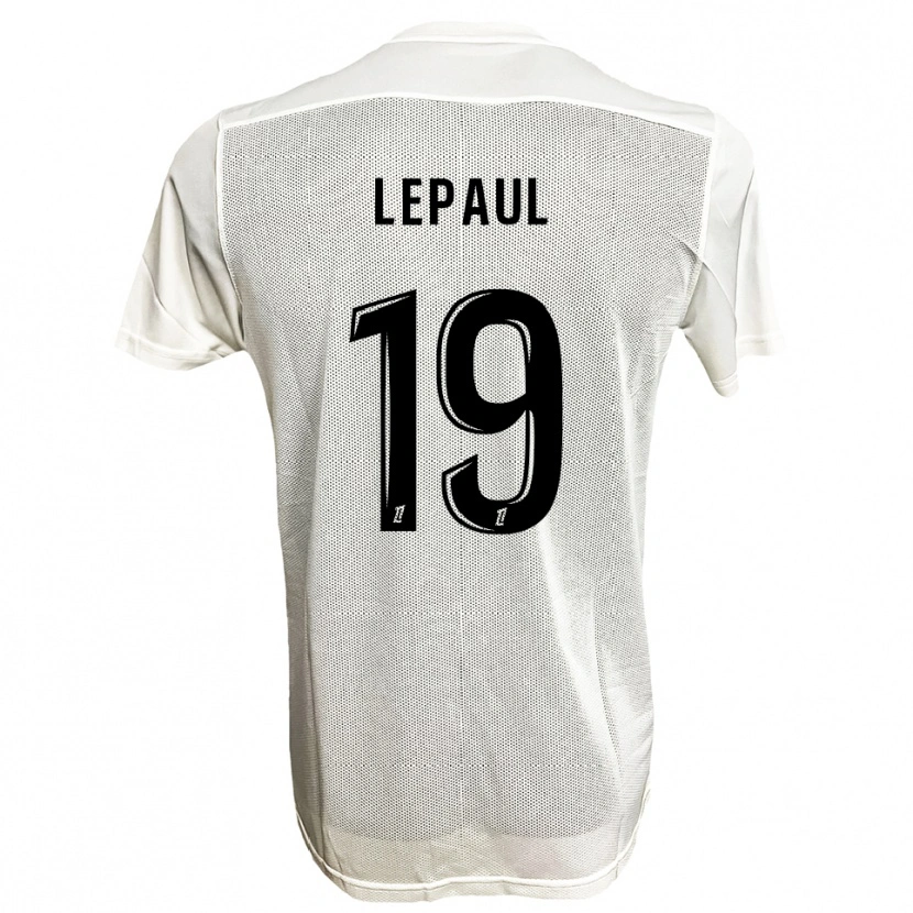 Danxen Hombre Camiseta Estéban Lepaul #19 Negro Blanco 2ª Equipación 2025/26 La Camisa