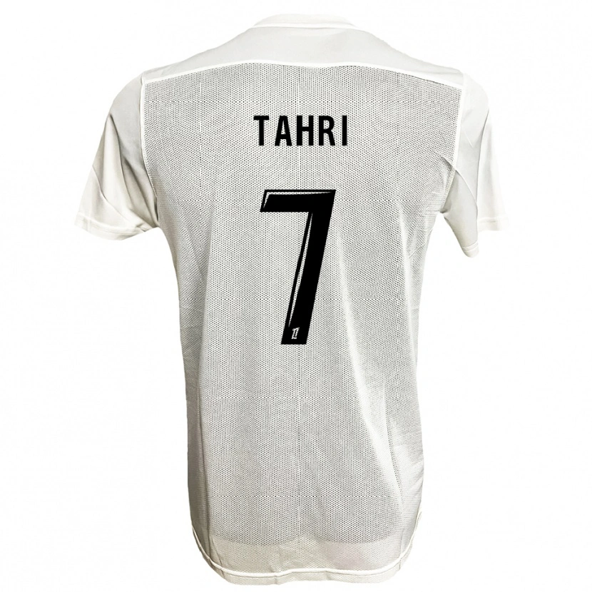 Danxen Hombre Camiseta Sofiane Tahri #7 Negro Blanco 2ª Equipación 2025/26 La Camisa