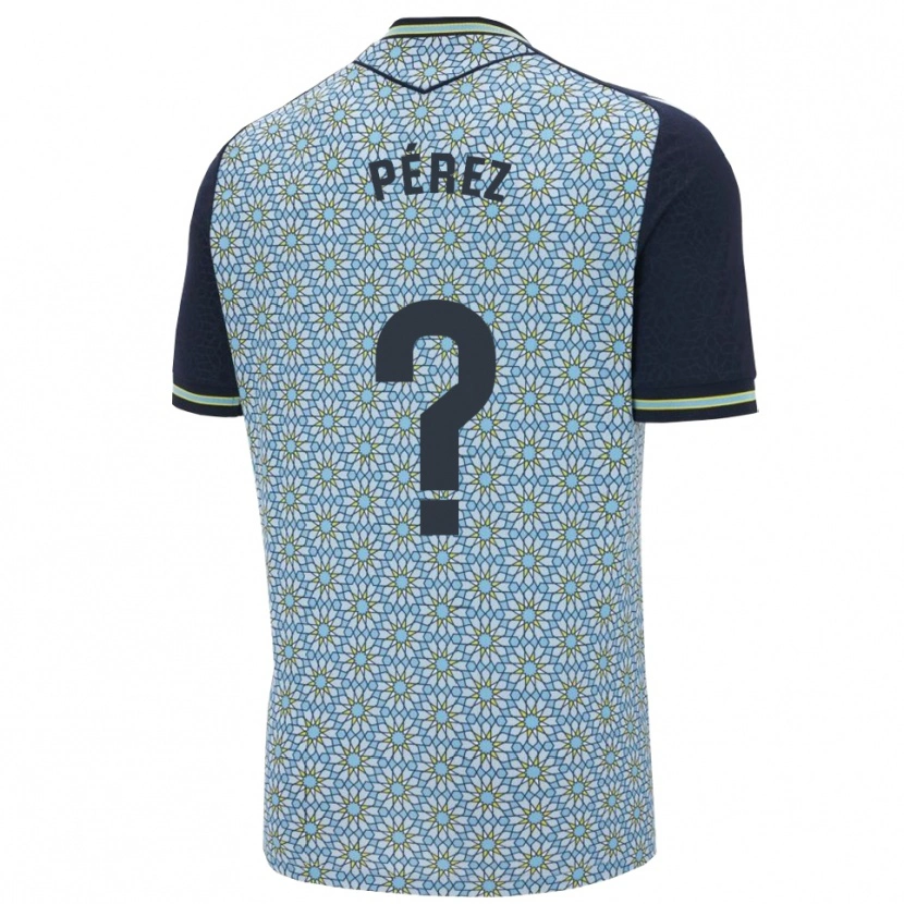Danxen Hombre Camiseta Félix Pérez #0 Azul Marino 2ª Equipación 2025/26 La Camisa
