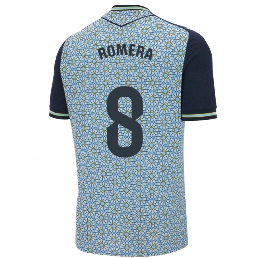 Danxen Hombre Camiseta Miguel Romera #8 Azul Marino 2ª Equipación 2025/26 La Camisa