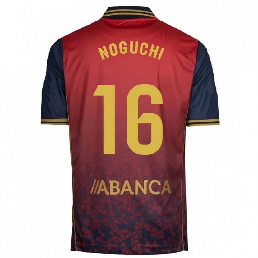 Danxen Hombre Camiseta Ayaka Noguchi #16 Rojo Marino 2ª Equipación 2025/26 La Camisa
