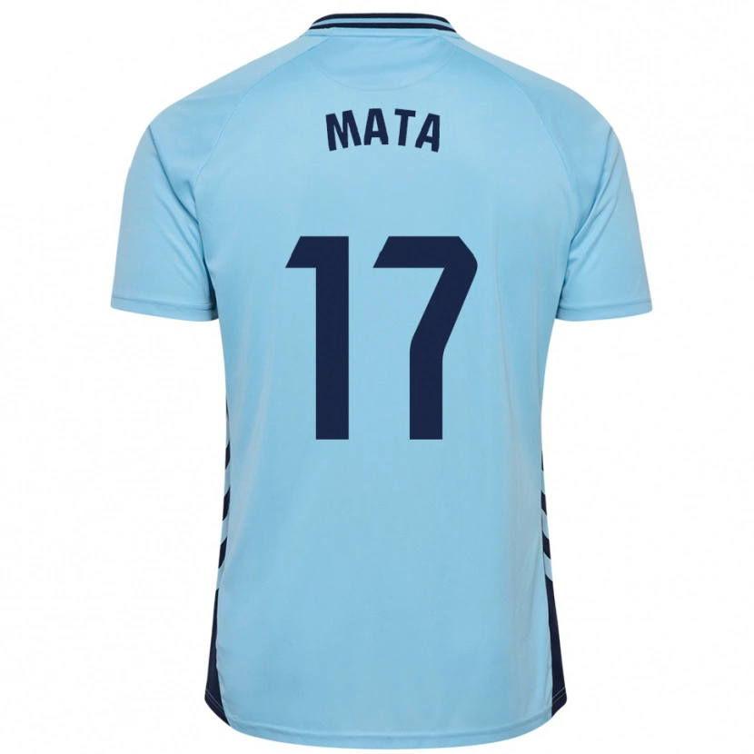 Danxen Hombre Camiseta Jaime Mata #17 Celeste 2ª Equipación 2025/26 La Camisa