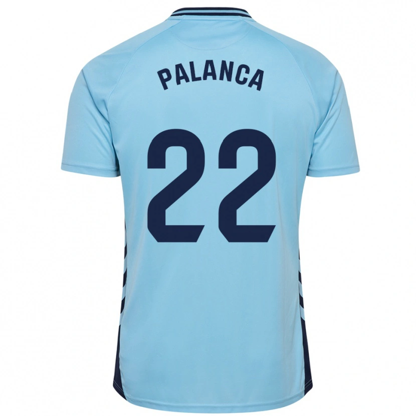 Danxen Hombre Camiseta Palanca #22 Celeste 2ª Equipación 2025/26 La Camisa
