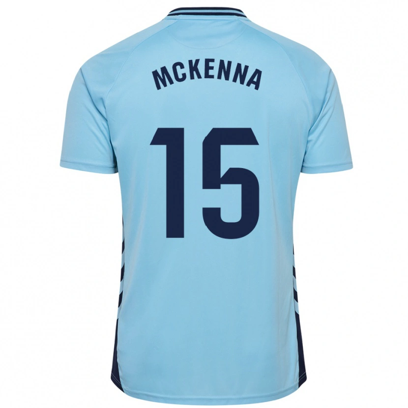 Danxen Hombre Camiseta Scott Mckenna #15 Celeste 2ª Equipación 2025/26 La Camisa