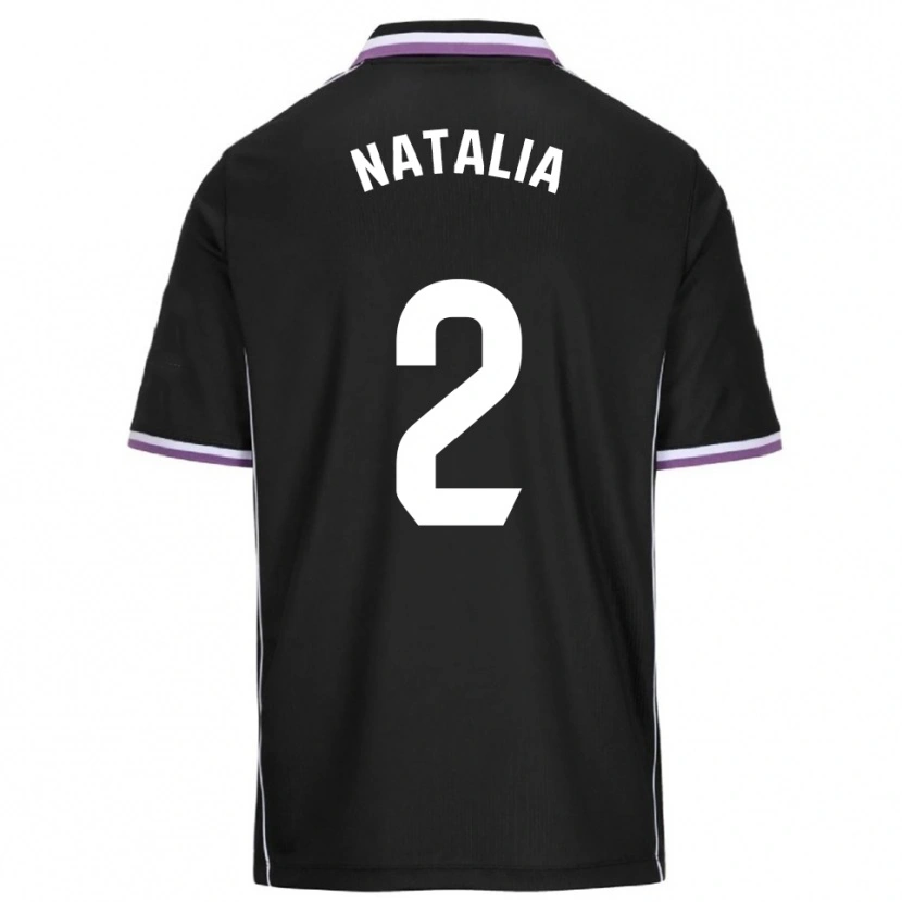 Danxen Hombre Camiseta Natalia Delgado Calle #2 Morado Negro 2ª Equipación 2025/26 La Camisa