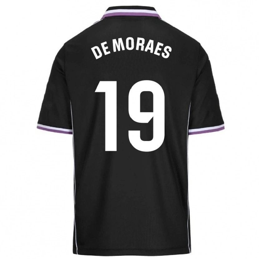 Danxen Hombre Camiseta Riki De Moraes #19 Morado Negro 2ª Equipación 2025/26 La Camisa