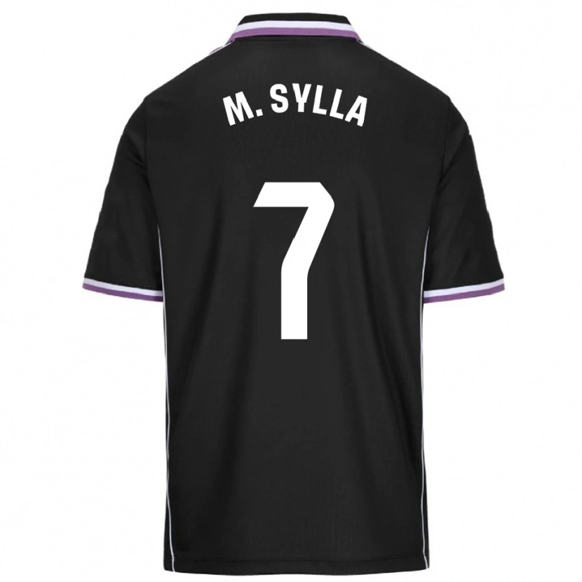 Danxen Hombre Camiseta Mamadou Sylla #7 Morado Negro 2ª Equipación 2025/26 La Camisa