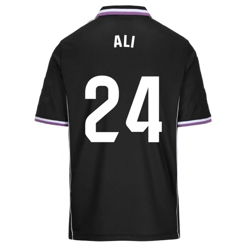 Danxen Hombre Camiseta Alicia Zamora Suescun #24 Morado Negro 2ª Equipación 2025/26 La Camisa