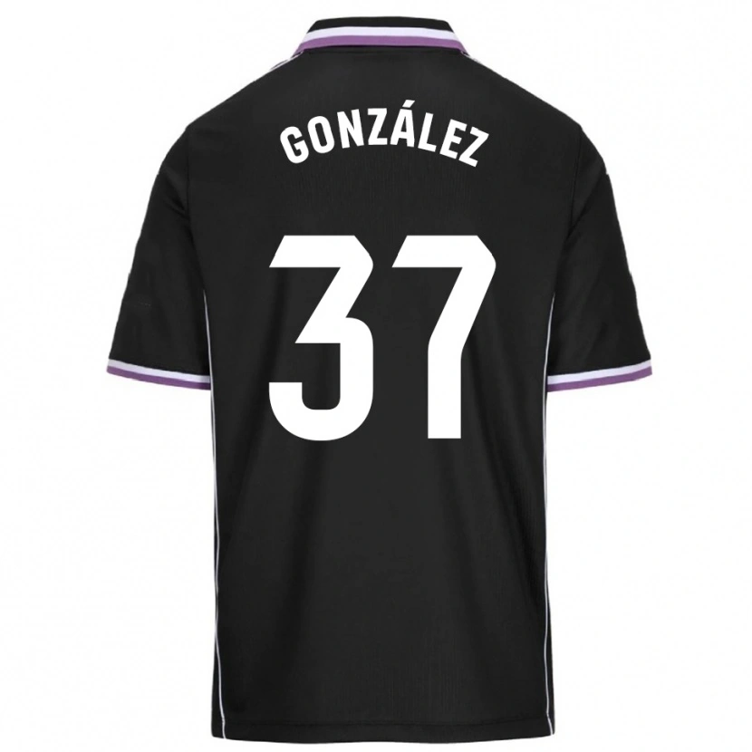 Danxen Hombre Camiseta Raúl González #37 Morado Negro 2ª Equipación 2025/26 La Camisa