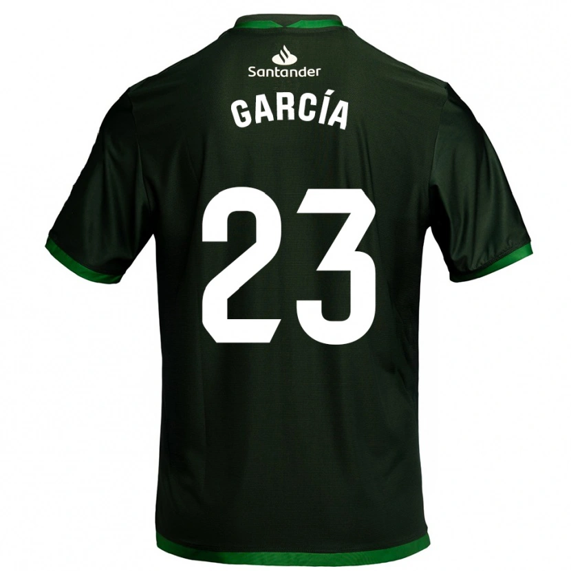 Danxen Hombre Camiseta Mario García #23 Verde Oscuro 2ª Equipación 2025/26 La Camisa
