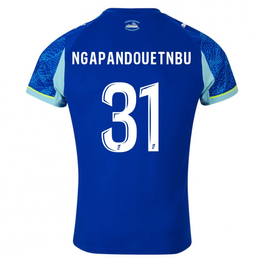 Danxen Hombre Camiseta Simon Ngapandouetnbu #31 Celeste Blanco Equipación Tercera 2025/26 La Camisa