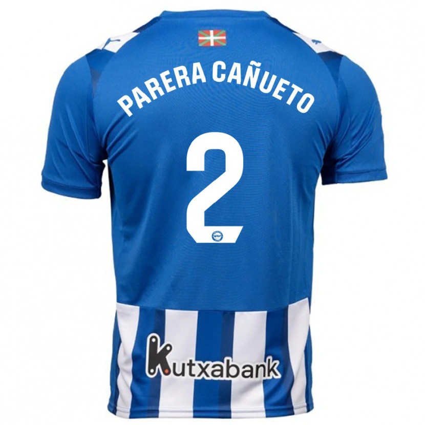 Danxen Mujer Camiseta Laia Parera Cañueto #2 Azul Blanco 1ª Equipación 2025/26 La Camisa