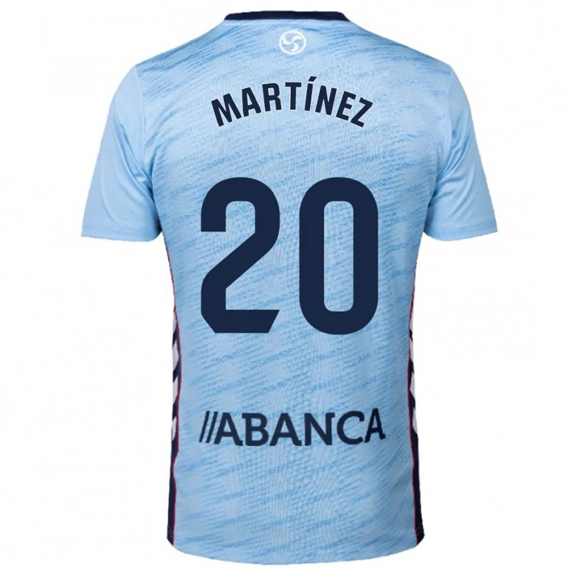 Danxen Mujer Camiseta Lara Martínez #20 Celeste Rojo 1ª Equipación 2025/26 La Camisa