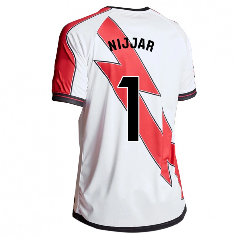 Danxen Mujer Camiseta Tejpal Nijjar #1 Blanco Rojo 1ª Equipación 2025/26 La Camisa