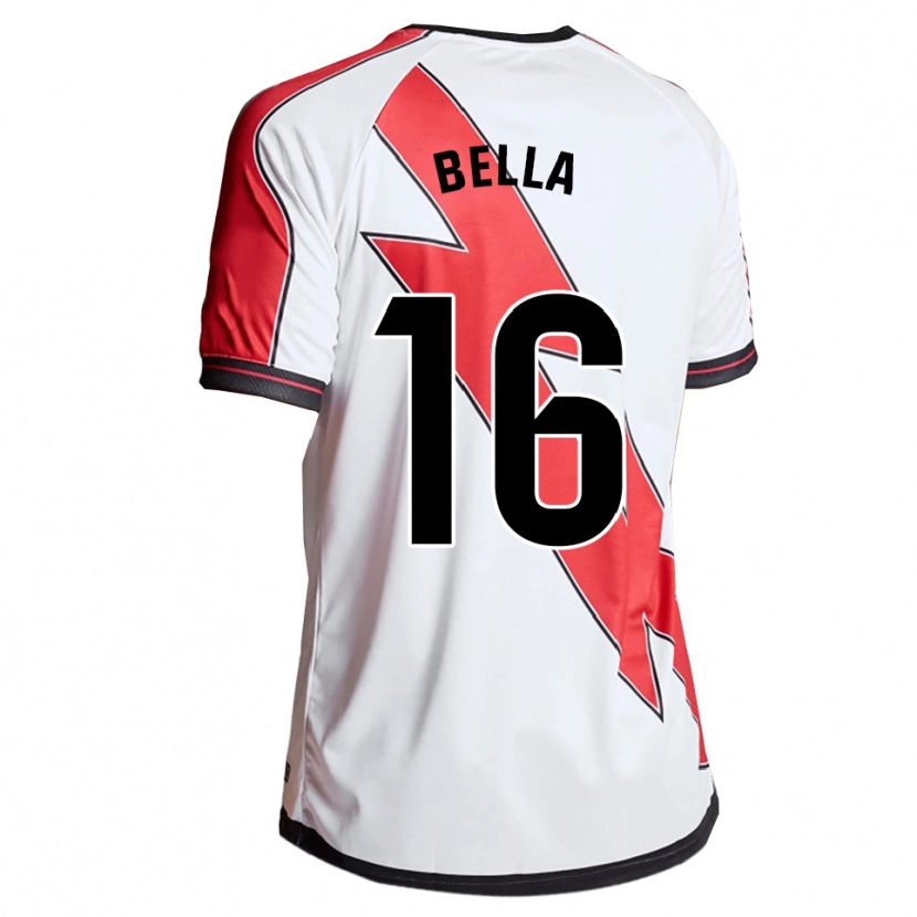 Danxen Mujer Camiseta Brunda Bella #16 Blanco Rojo 1ª Equipación 2025/26 La Camisa