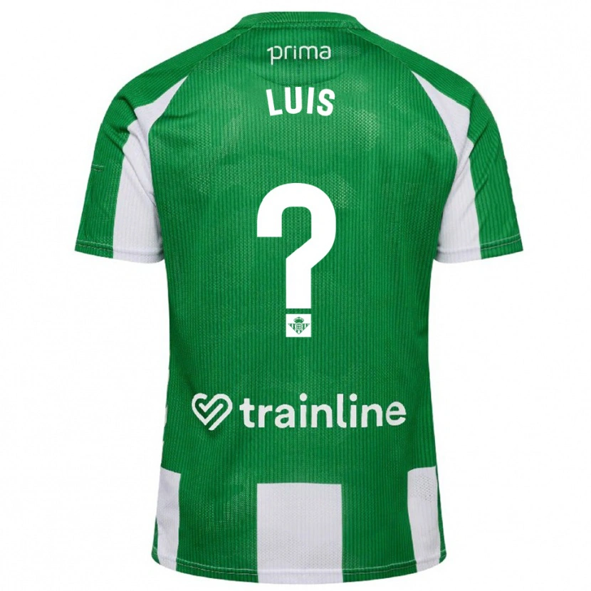 Danxen Mujer Camiseta Jorge Luis #0 Verde Blanco 1ª Equipación 2025/26 La Camisa