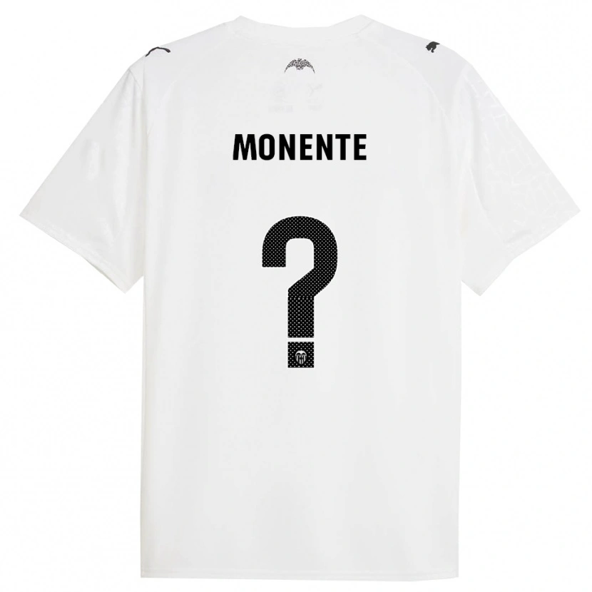 Danxen Mujer Camiseta Leyre Monente Aicua #0 Blanco Negro 1ª Equipación 2025/26 La Camisa