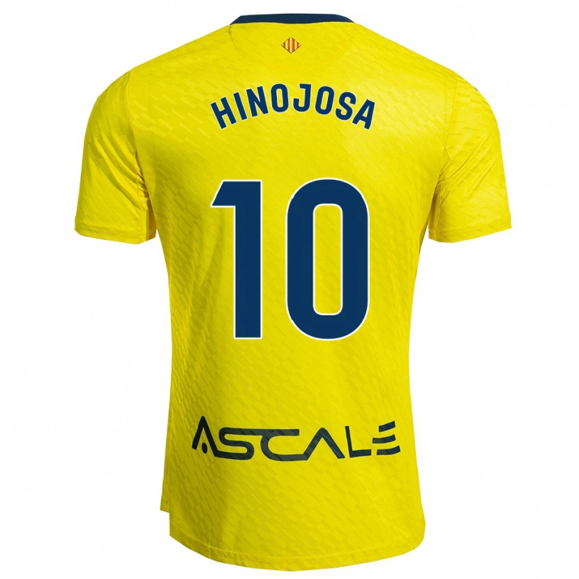 Danxen Mujer Camiseta Sergio Hinojosa #10 Amarillo Marino 1ª Equipación 2025/26 La Camisa