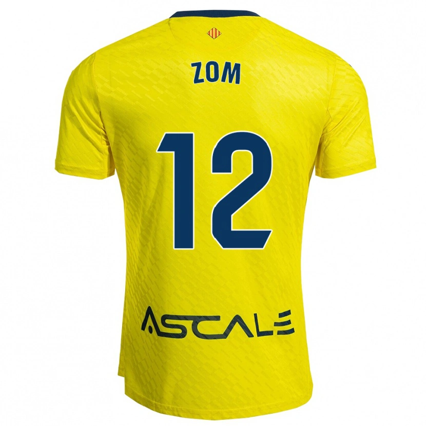Danxen Mujer Camiseta Ludo Zom #12 Amarillo Marino 1ª Equipación 2025/26 La Camisa