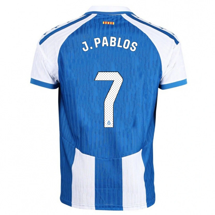 Danxen Mujer Camiseta Judith Pablos Garrido #7 Azul Blanco 1ª Equipación 2025/26 La Camisa