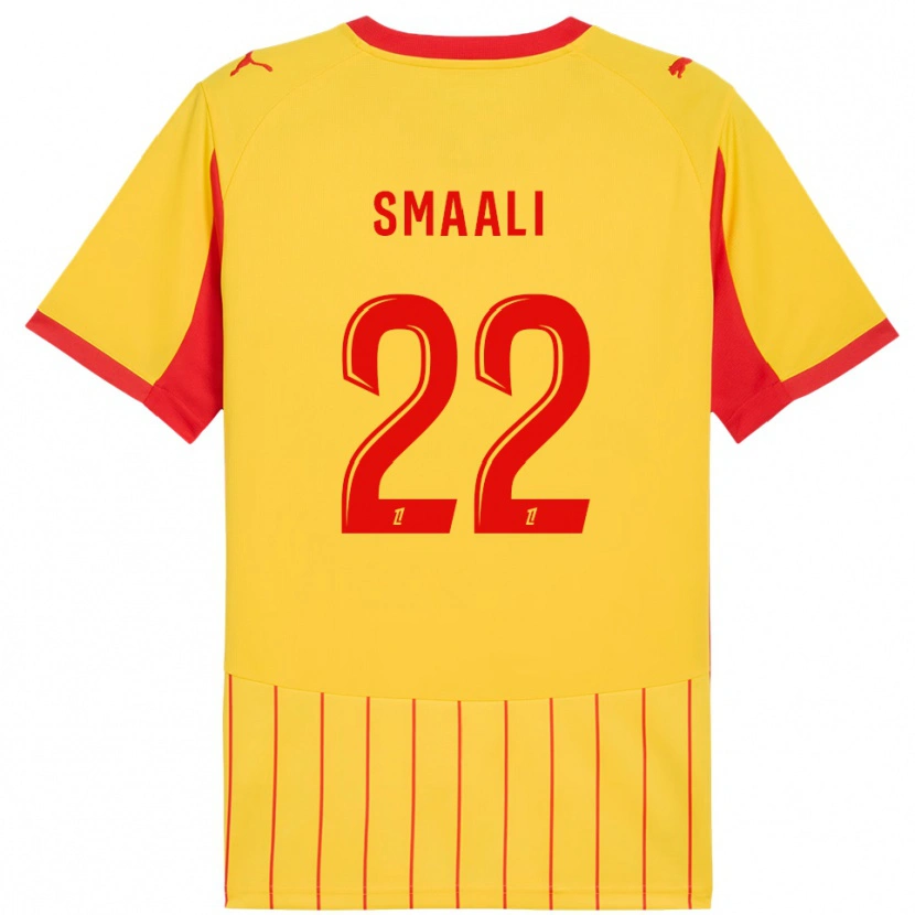 Danxen Mujer Camiseta Emma Smaali #22 Amarillo Rojo 1ª Equipación 2025/26 La Camisa