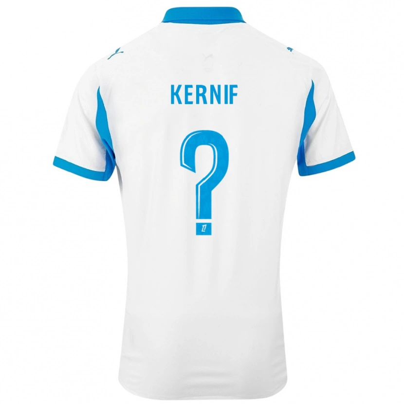 Danxen Mujer Camiseta Amir Kernif #0 Blanco Celeste 1ª Equipación 2025/26 La Camisa