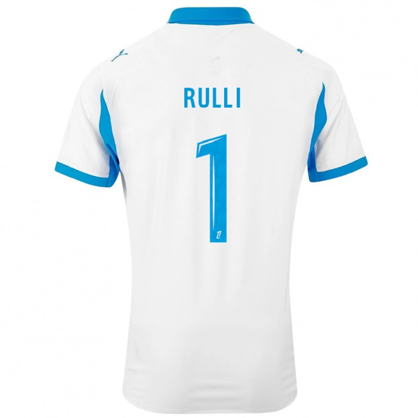 Danxen Mujer Camiseta Gerónimo Rulli #1 Blanco Celeste 1ª Equipación 2025/26 La Camisa