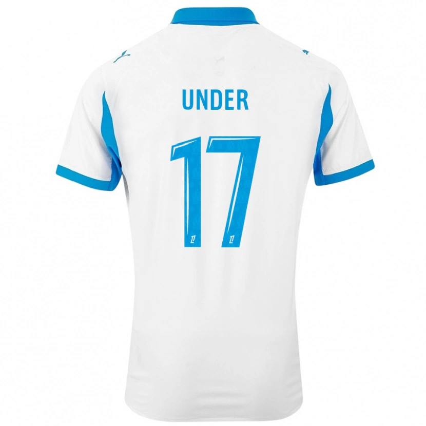 Danxen Mujer Camiseta Cengiz Under #17 Blanco Celeste 1ª Equipación 2025/26 La Camisa