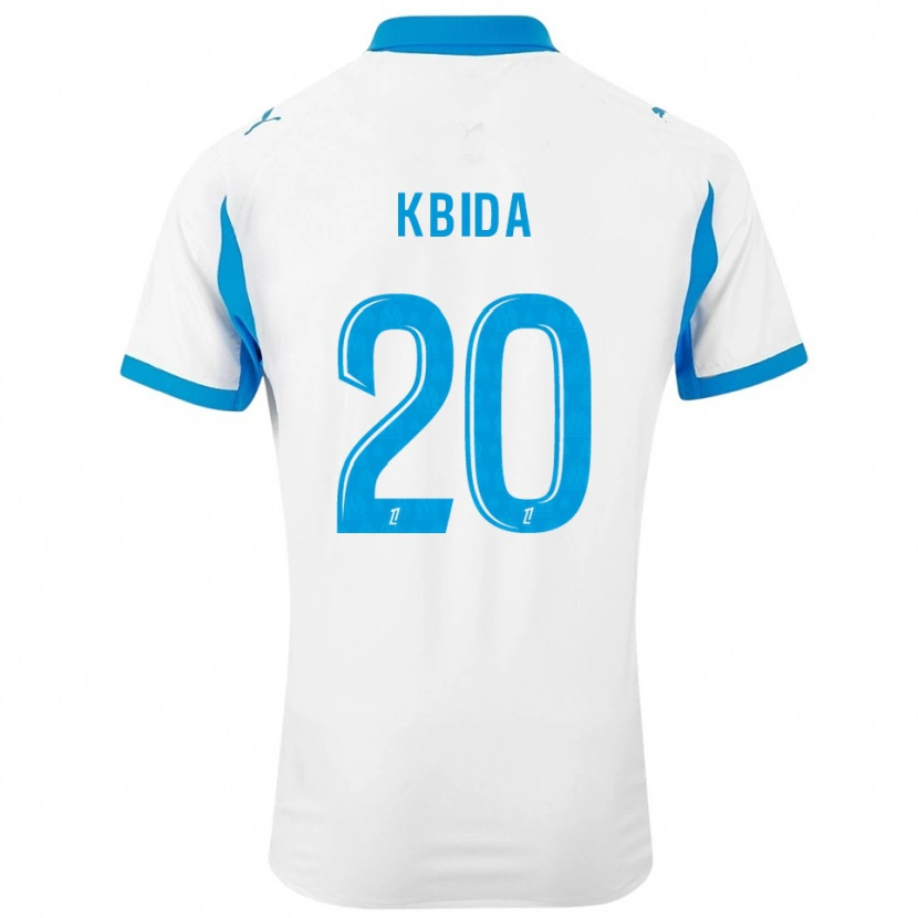 Danxen Mujer Camiseta Ines Kbida #20 Blanco Celeste 1ª Equipación 2025/26 La Camisa