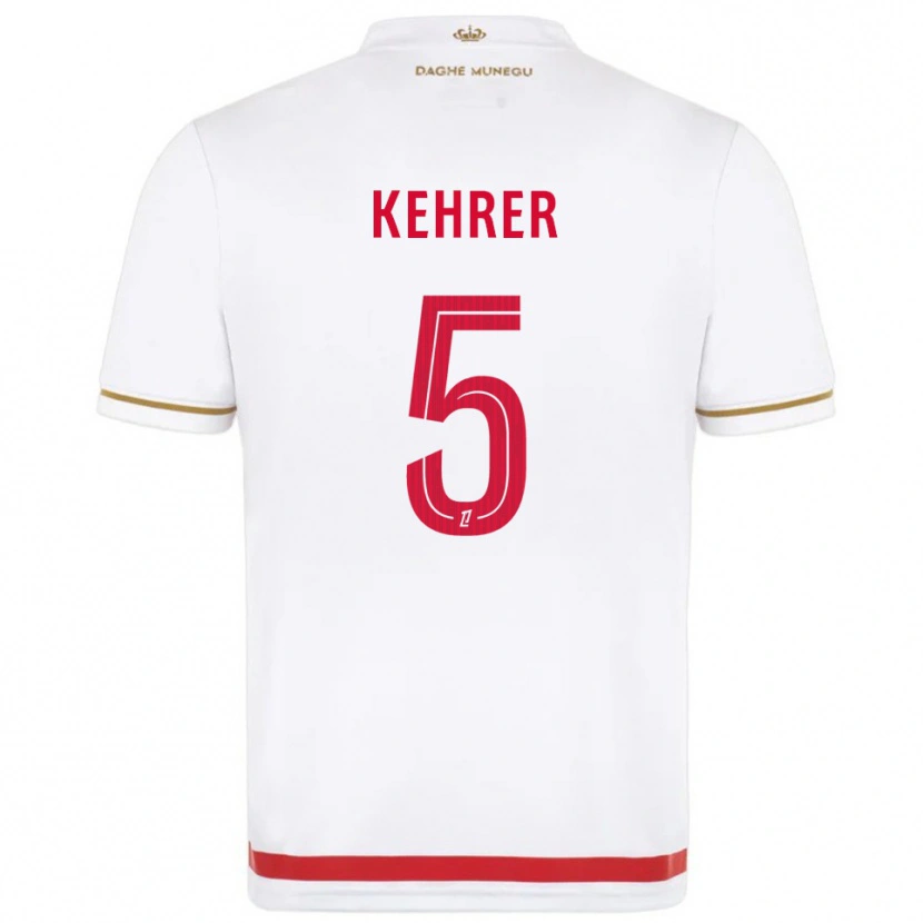 Danxen Mujer Camiseta Thilo Kehrer #5 Rojo Blanco 1ª Equipación 2025/26 La Camisa