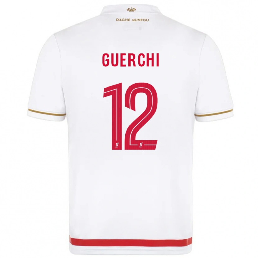 Danxen Mujer Camiseta Wassim Guerchi #12 Rojo Blanco 1ª Equipación 2025/26 La Camisa
