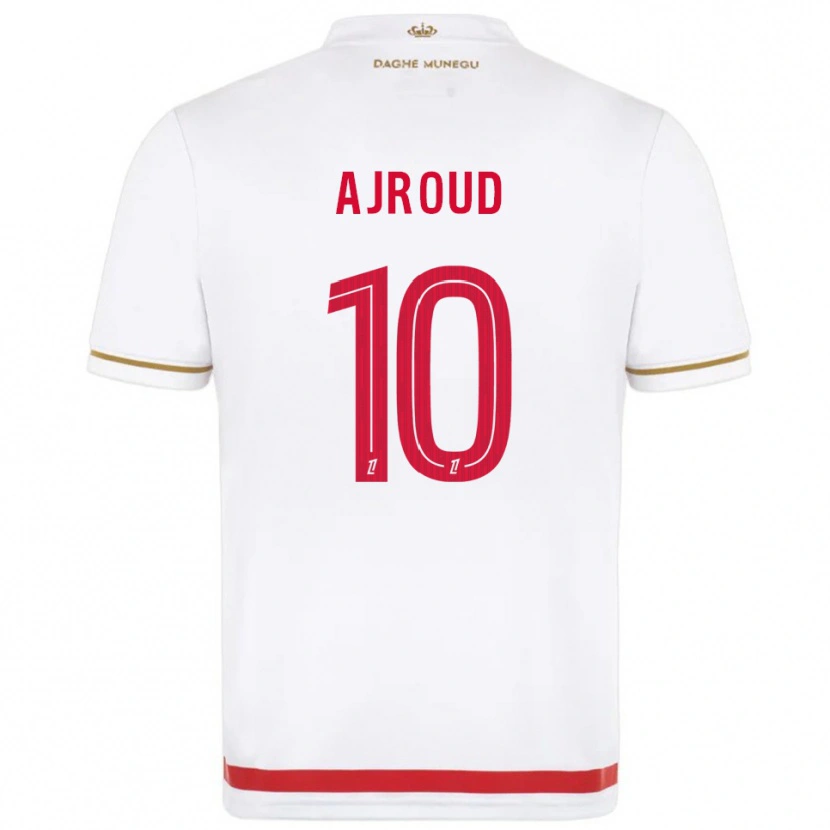 Danxen Mujer Camiseta Najd Ajroud #10 Rojo Blanco 1ª Equipación 2025/26 La Camisa